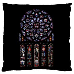 Rosette Cathedral Standard Premium Plush Fleece Cushion Case (One Side)