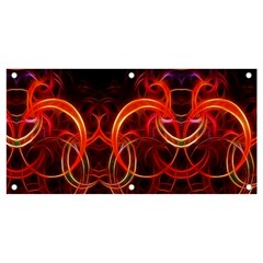 Background Fractal Abstract Banner And Sign 4  X 2  by Hannah976