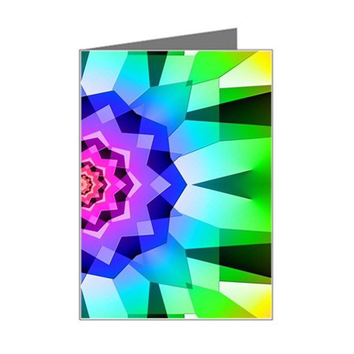 Ornament Kaleidoscope Mini Greeting Card