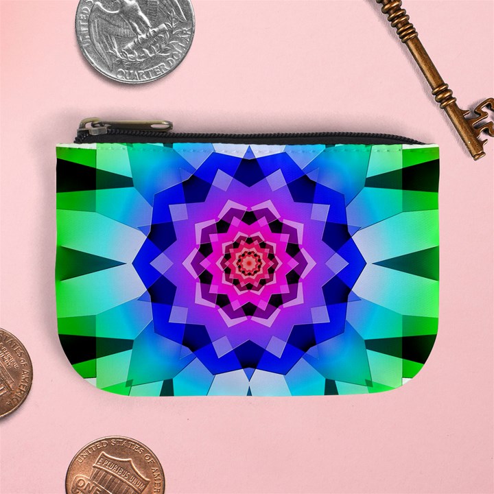 Ornament Kaleidoscope Mini Coin Purse