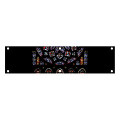 Rosette Cathedral Banner and Sign 4  x 1 