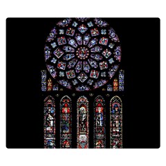 Rosette Cathedral Premium Plush Fleece Blanket (Small)