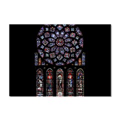 Rosette Cathedral Crystal Sticker (A4)