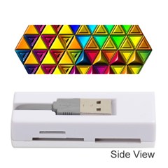 Cube Diced Tile Background Image Memory Card Reader (stick) by Hannah976