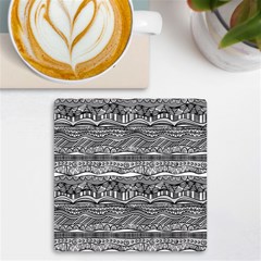 Ethno Seamless Pattern Uv Print Square Tile Coaster  by Hannah976