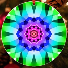 Ornament Kaleidoscope Uv Print Acrylic Ornament Round