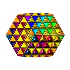 Cube Diced Tile Background Image Mini Square Pill Box by Hannah976