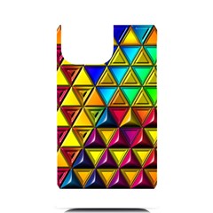 Cube Diced Tile Background Image Iphone 14 Pro Max Black Uv Print Case by Hannah976