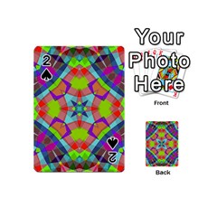 Farbenpracht Kaleidoscope Pattern Playing Cards 54 Designs (mini) by Hannah976