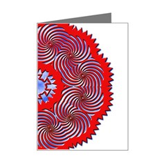 Tile Pattern Background Image Mini Greeting Card