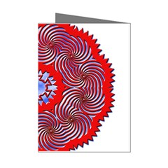 Tile Pattern Background Image Mini Greeting Cards (pkg Of 8) by Hannah976