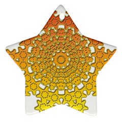 Mandala Background Image Ornament Ornament (star)