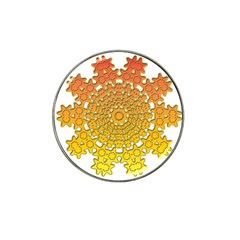 Mandala Background Image Ornament Hat Clip Ball Marker