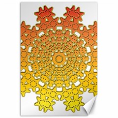 Mandala Background Image Ornament Canvas 20  X 30 