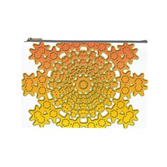 Mandala Background Image Ornament Cosmetic Bag (Large)