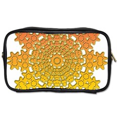 Mandala Background Image Ornament Toiletries Bag (Two Sides)