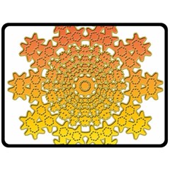 Mandala Background Image Ornament Fleece Blanket (Large)