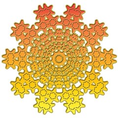 Mandala Background Image Ornament Play Mat (Rectangle)