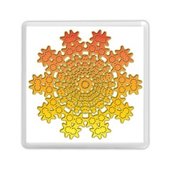 Mandala Background Image Ornament Memory Card Reader (Square)