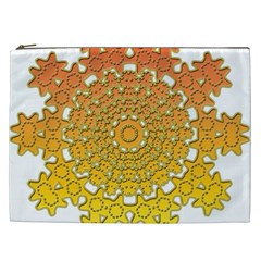 Mandala Background Image Ornament Cosmetic Bag (XXL)