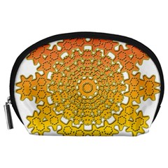 Mandala Background Image Ornament Accessory Pouch (Large)