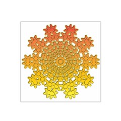 Mandala Background Image Ornament Satin Bandana Scarf 22  X 22 