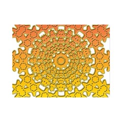 Mandala Background Image Ornament Premium Plush Fleece Blanket (Mini)