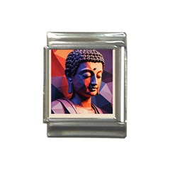 Let That Shit Go Buddha Low Poly (6) Italian Charm (13mm) by 1xmerch