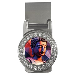 Let That Shit Go Buddha Low Poly (6) Money Clips (cz)  by 1xmerch