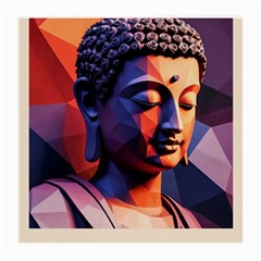 Let That Shit Go Buddha Low Poly (6) Medium Glasses Cloth (2 Sides) by 1xmerch