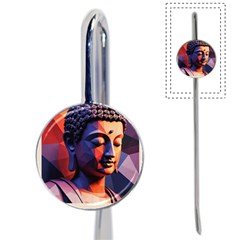 Let That Shit Go Buddha Low Poly (6) Book Mark by 1xmerch