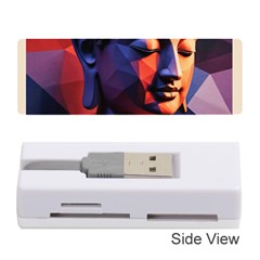 Let That Shit Go Buddha Low Poly (6) Memory Card Reader (stick) by 1xmerch