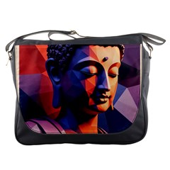 Let That Shit Go Buddha Low Poly (6) Messenger Bag by 1xmerch