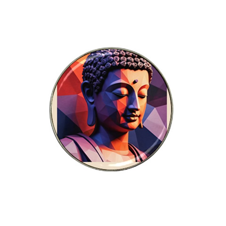 Let That Shit Go Buddha Low Poly (6) Hat Clip Ball Marker (4 pack)