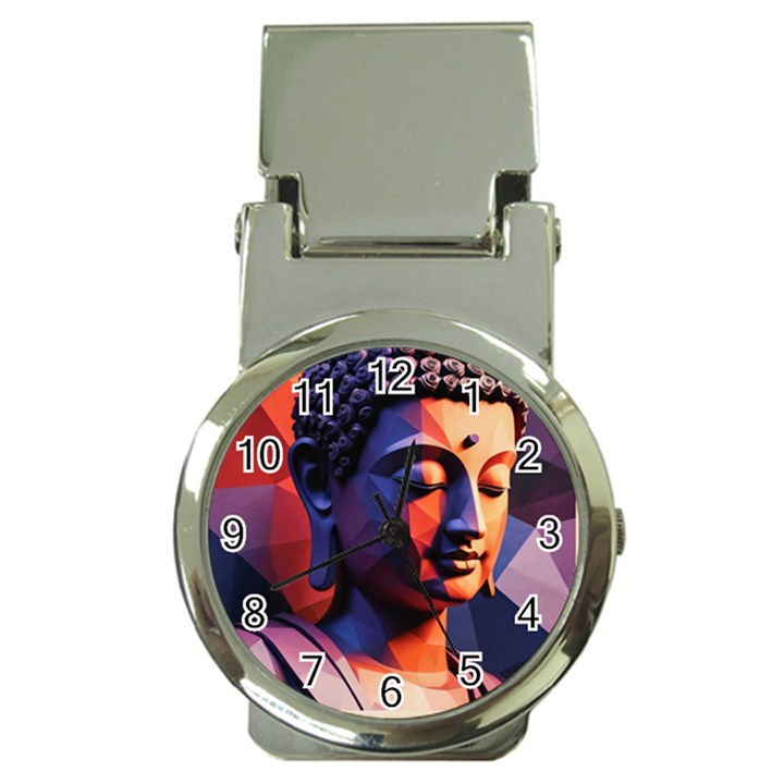 Let That Shit Go Buddha Low Poly (6) Money Clip Watches