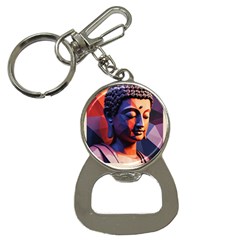 Let That Shit Go Buddha Low Poly (6) Bottle Opener Key Chain