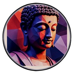 Let That Shit Go Buddha Low Poly (6) Wireless Fast Charger(black) by 1xmerch