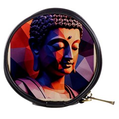 Let That Shit Go Buddha Low Poly (6) Mini Makeup Bag by 1xmerch