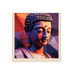 Let That Shit Go Buddha Low Poly (6) Satin Bandana Scarf 22  X 22  by 1xmerch