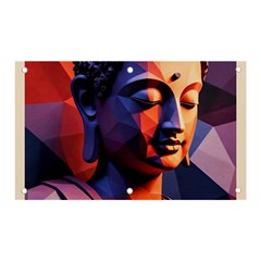 Let That Shit Go Buddha Low Poly (6) Banner And Sign 5  X 3  by 1xmerch