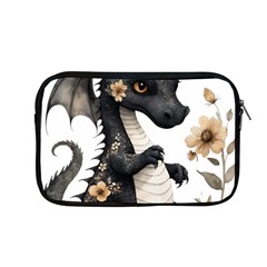 Cute Black Baby Dragon Flowers Painting (7) Apple Macbook Pro 13  Zipper Case by 1xmerch