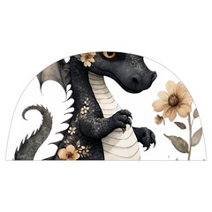 Cute Black Baby Dragon Flowers Painting (7) Anti Scalding Pot Cap by 1xmerch