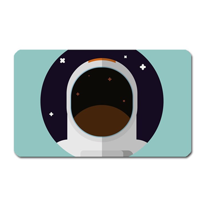 Astronaut Space Astronomy Universe Magnet (Rectangular)