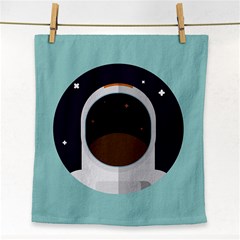 Astronaut Space Astronomy Universe Face Towel by Sarkoni