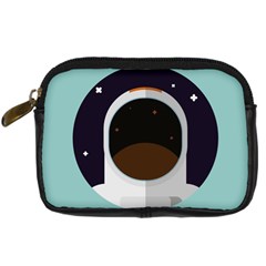 Astronaut Space Astronomy Universe Digital Camera Leather Case by Sarkoni