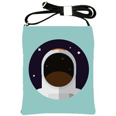 Astronaut Space Astronomy Universe Shoulder Sling Bag by Sarkoni