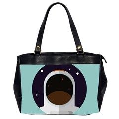 Astronaut Space Astronomy Universe Oversize Office Handbag (2 Sides) by Sarkoni