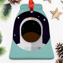 Astronaut Space Astronomy Universe Bell Ornament (two Sides) by Sarkoni