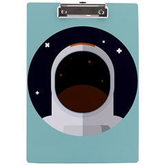 Astronaut Space Astronomy Universe A4 Acrylic Clipboard by Sarkoni