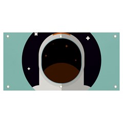 Astronaut Space Astronomy Universe Banner And Sign 6  X 3  by Sarkoni